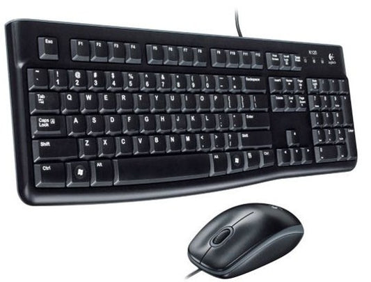 Logitech USB MK120 Keyboard+Mouse Hebrew Wired