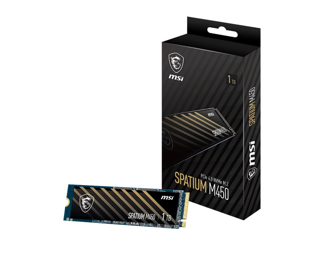 MSI SSD 1TB SPATIUM M450 PCIe 4.0 NVMe M.2 2280 5Y