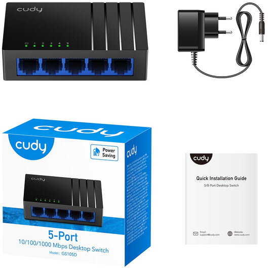 Cudy SWITCH 5-PORT 10 - 100 - 1000 Cudy