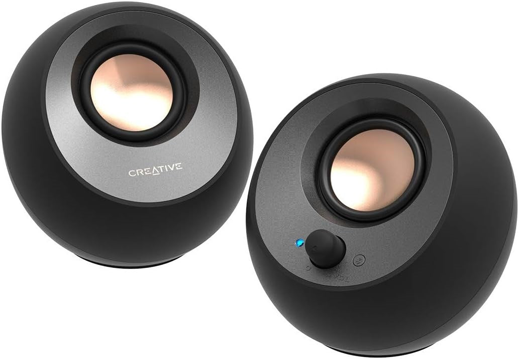 Creative Pebble V3 Minimalistic 2.0 USB-C Speakers with Bluetooth® 5.0