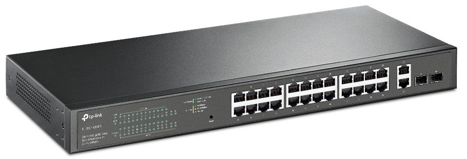 TP-LINK SWITCH 28-PORT GIGA EASY SMART WITH 24-PORT POE+ 250W TP-LINK