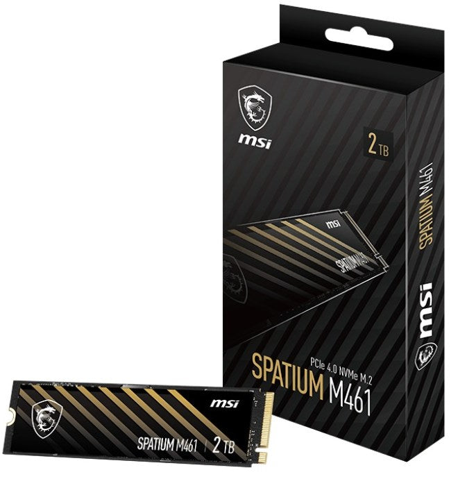 MSI SSD 2TB SPATIUM M461 PCIe 4.0 NVMe M.2 2280