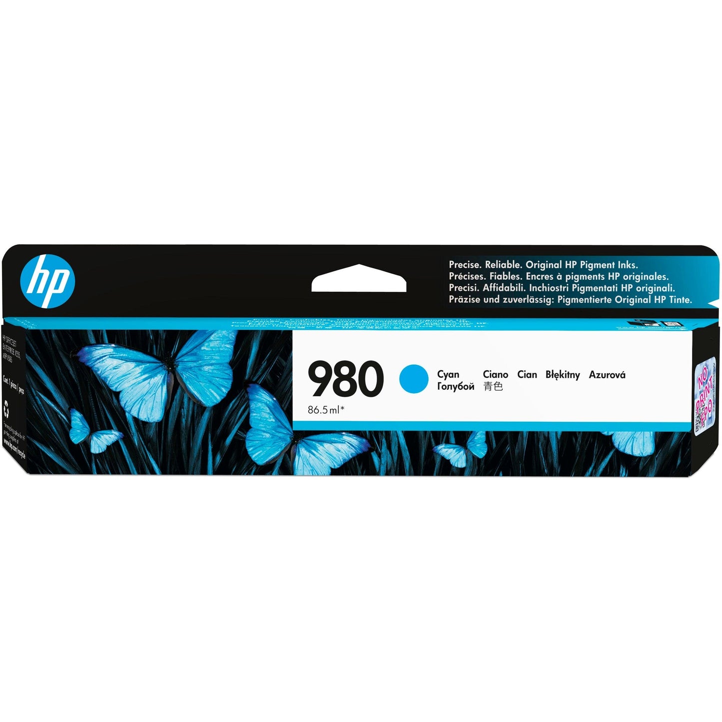 HP ראש דיו 980 ציאן D8J07A X555 - 585