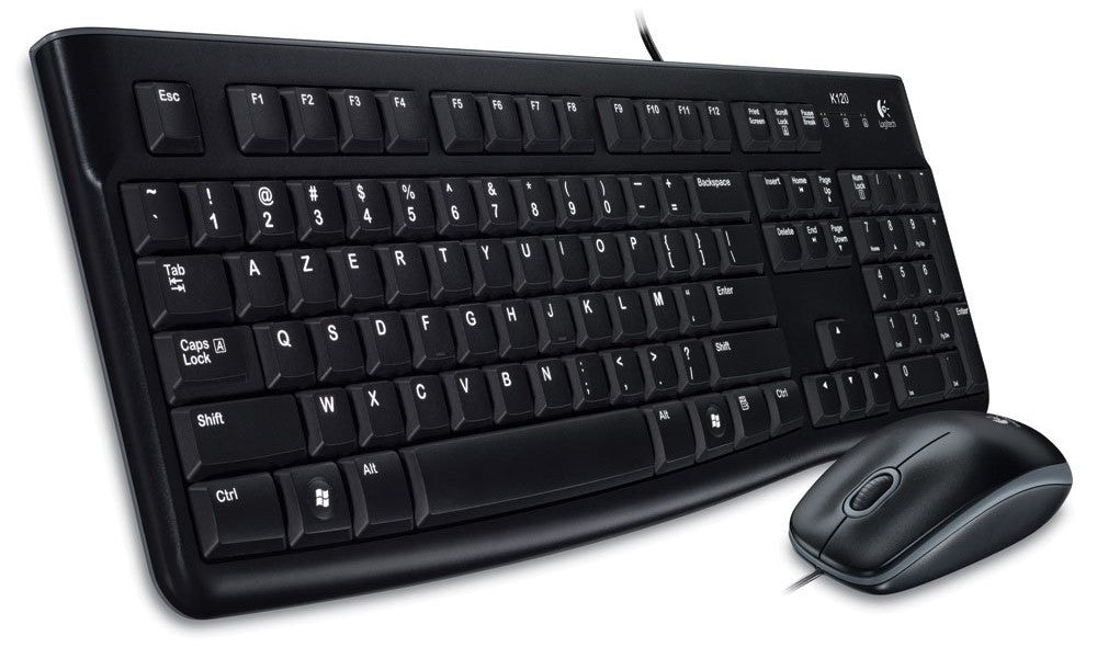 Logitech USB MK120 Keyboard+Mouse Hebrew Wired