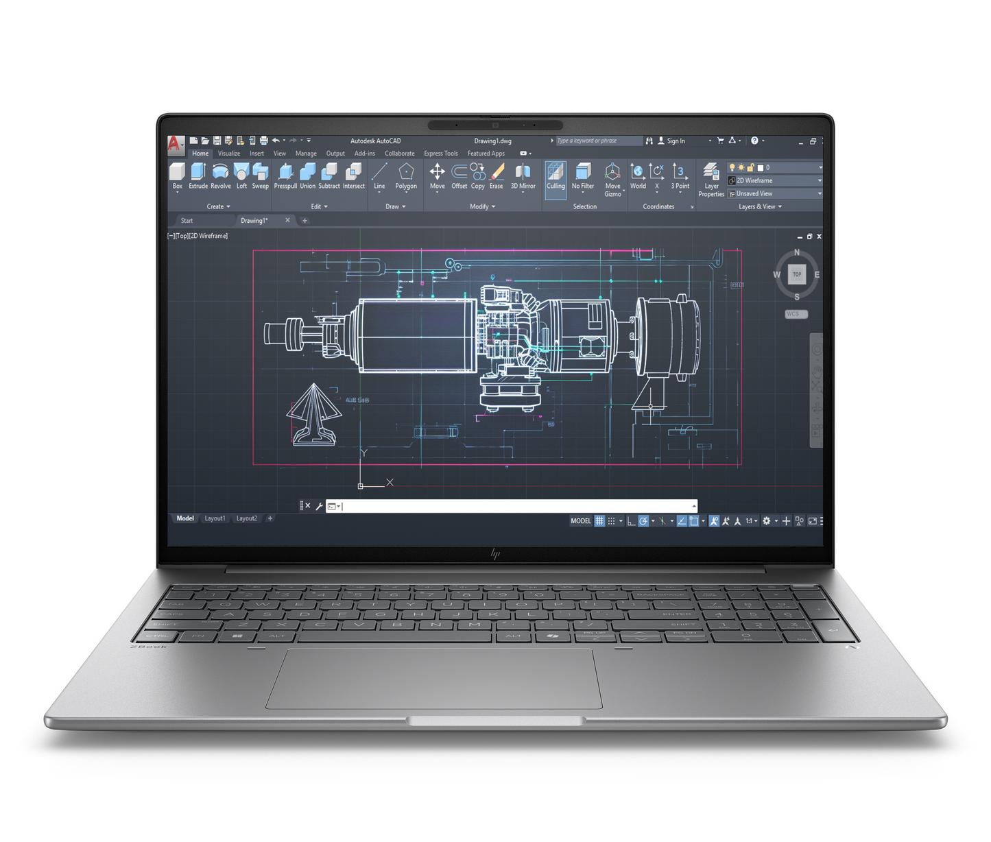 HP ZBook 8 G1i 16 U7-255H - W11p64 - 5YW - 16GB - 1TB