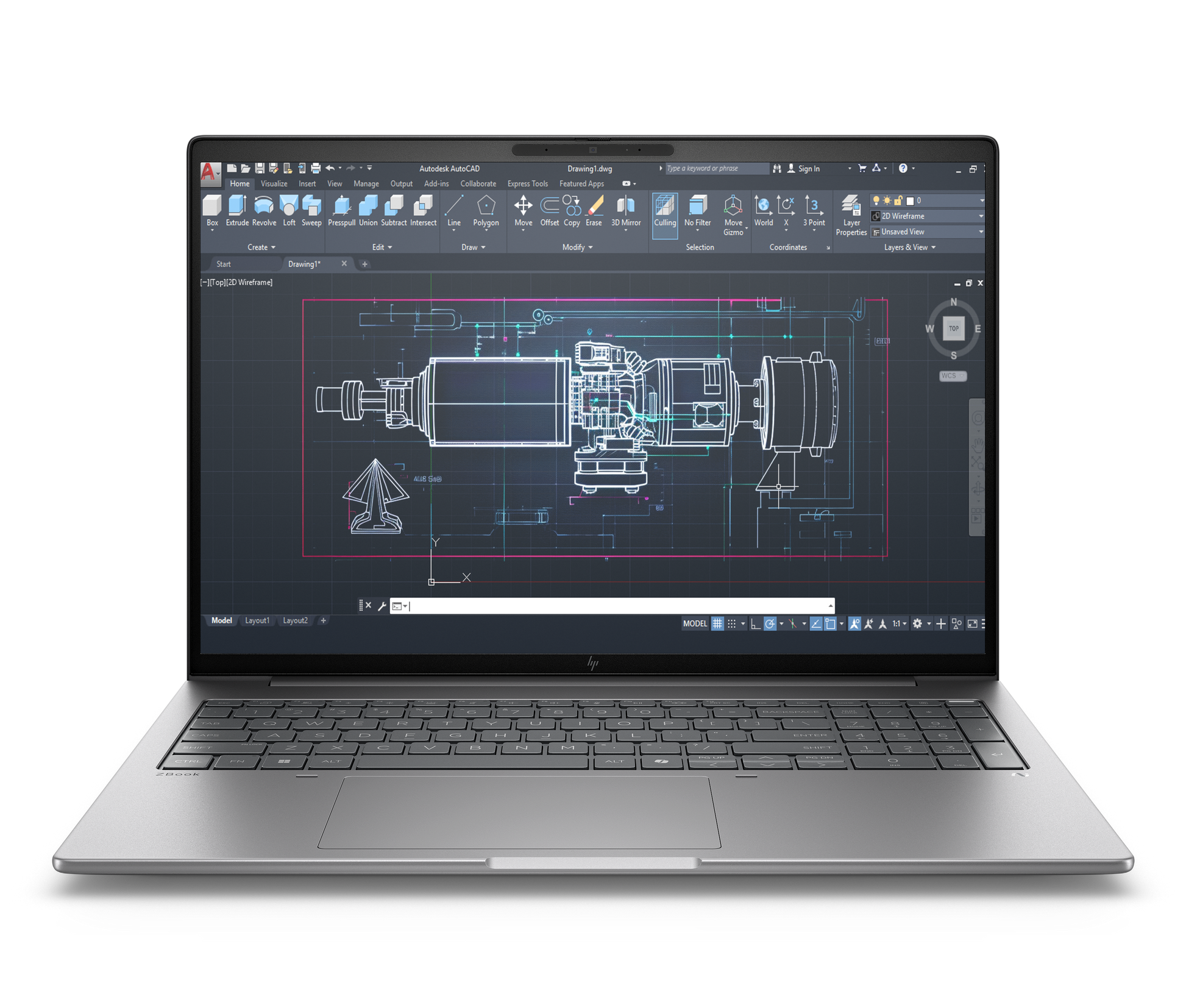 HP ZBook 8 G1i 16 U7-255H - W11p64 - 5YW - 16GB - 1TB
