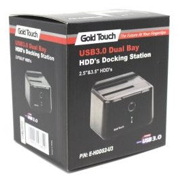 GOLD TOUCH EXTERNAL 2BAY 2.5" & 3.5" DOCKING STATION USB3.0