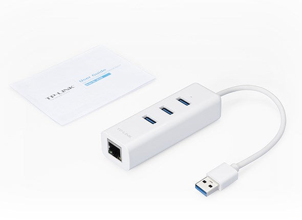 TP-LINK USB3.0 to LAN Card 10 - 100 - 1000 + 3x USB3.0