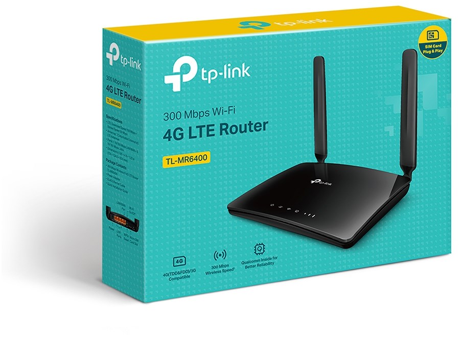 TP-LINK ROUTER TL-MR6400 4G LTE 300Mbps Router TP-LINK