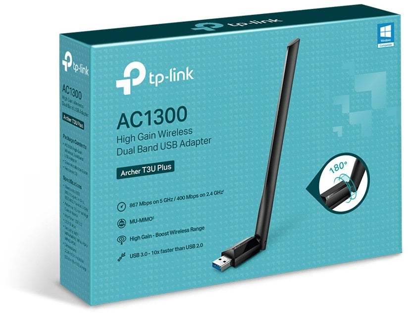 TP-LINK WIRELESS USB ARCHER T3U-PLUS AC1300 TP-LINK