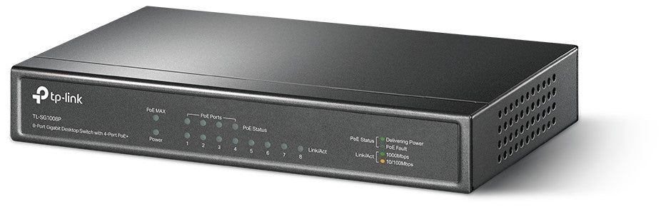 TP-LINK SWITCH 8-PORT GIGA WITH 4PORT POE 64W TP-LINK