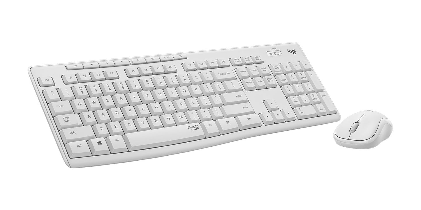 Logitech Wireless MK295 SILENT COMBO White