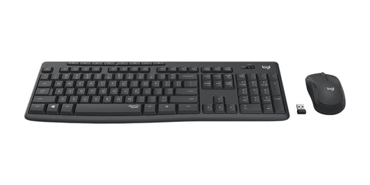 Logitech Wireless MK295 Silent Combo Black