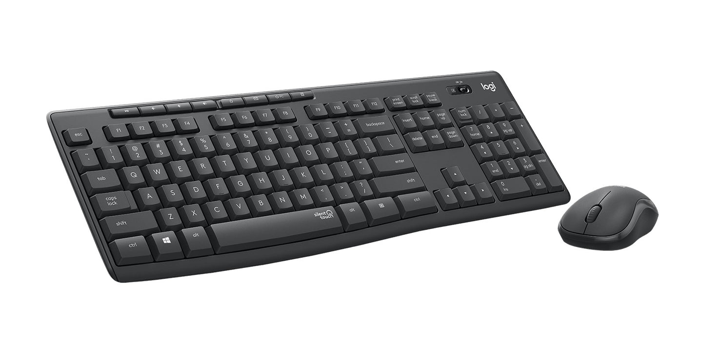 Logitech Wireless MK295 Silent Combo Black