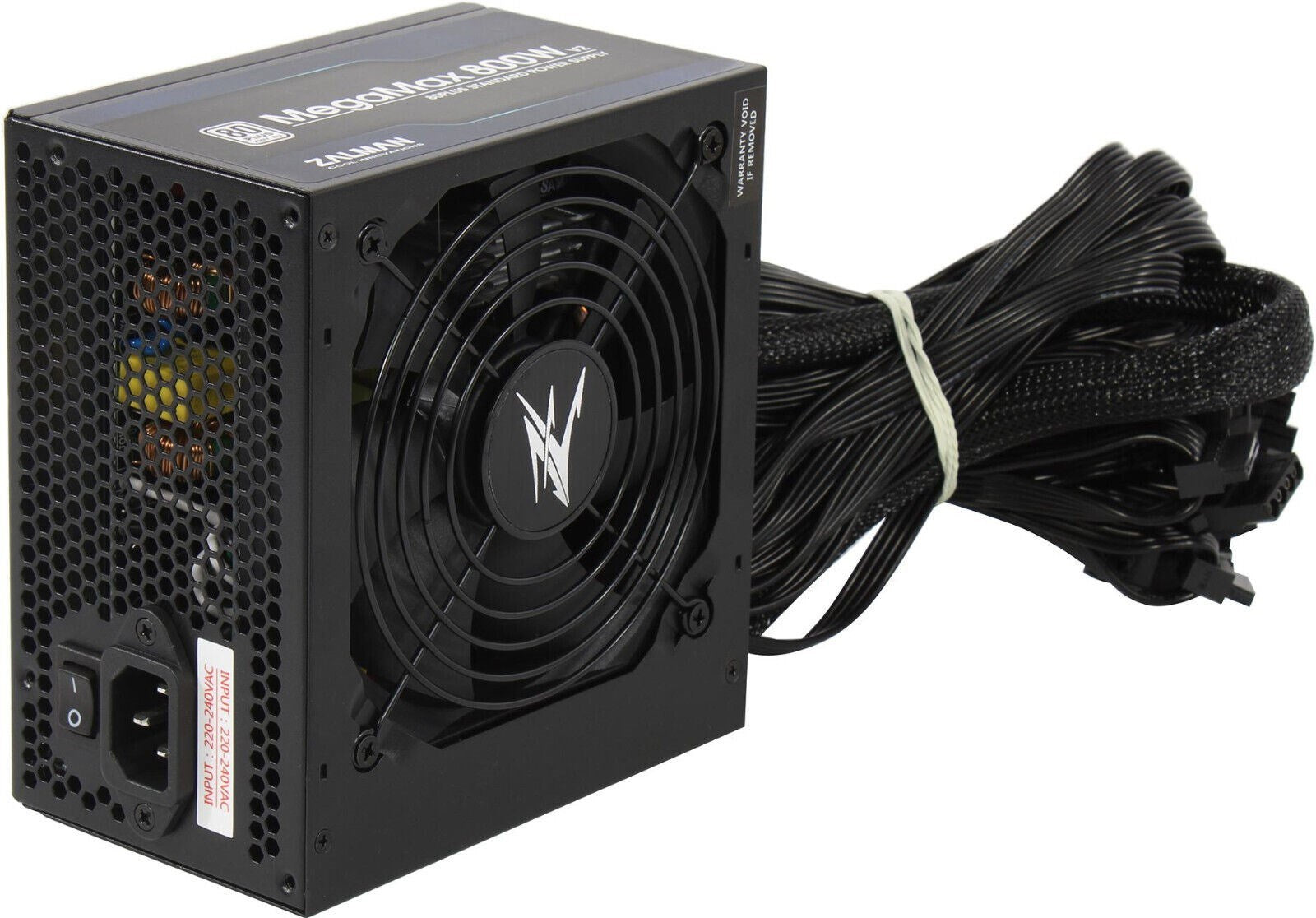 ZALMAN 800W MEGAMAX ZM800-TXII 80 PLUS POWER SUPPLY