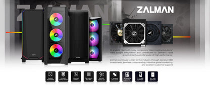 ZALMAN 800W MEGAMAX ZM800-TXII 80 PLUS POWER SUPPLY