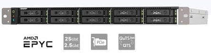 QNAP NAS 10-BAY NVME ZFS (1U) TS-H1090FU