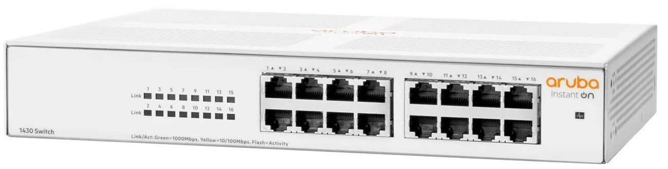 Hewlett-Packard (HP) SWITCH 16-PORT lnstant оп 1430 16G Аrubа