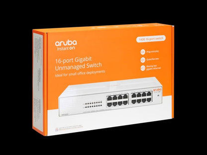 Hewlett-Packard (HP) SWITCH 16-PORT lnstant оп 1430 16G Аrubа