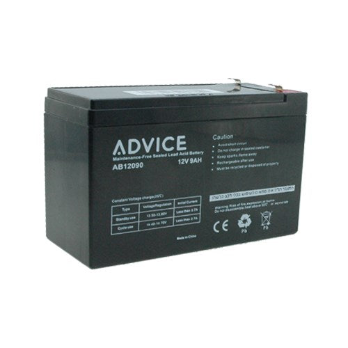 Advice 12V 9AH מצבר לאל פסק