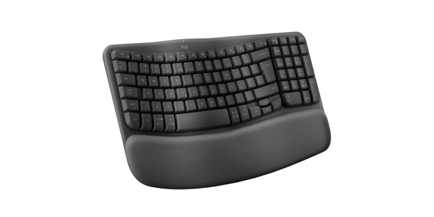 Logitech Wave Keys Ergonomic Wireless Keyboard