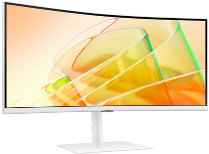 SAMSUNG 34" CURVED - WHITE - Ultra-WQHD