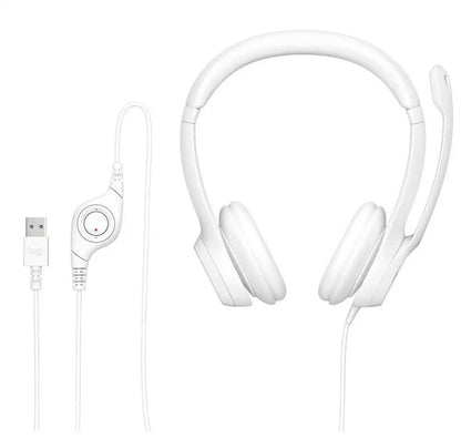 Logitech USB Headset H390 - White