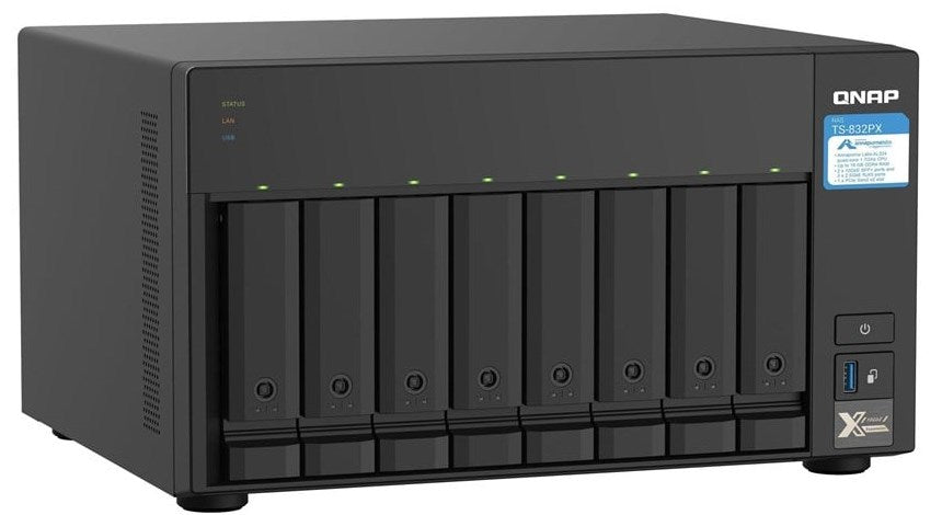 QNAP NAS TS-832PX 8BAY AL324 2*10GbE SFP
