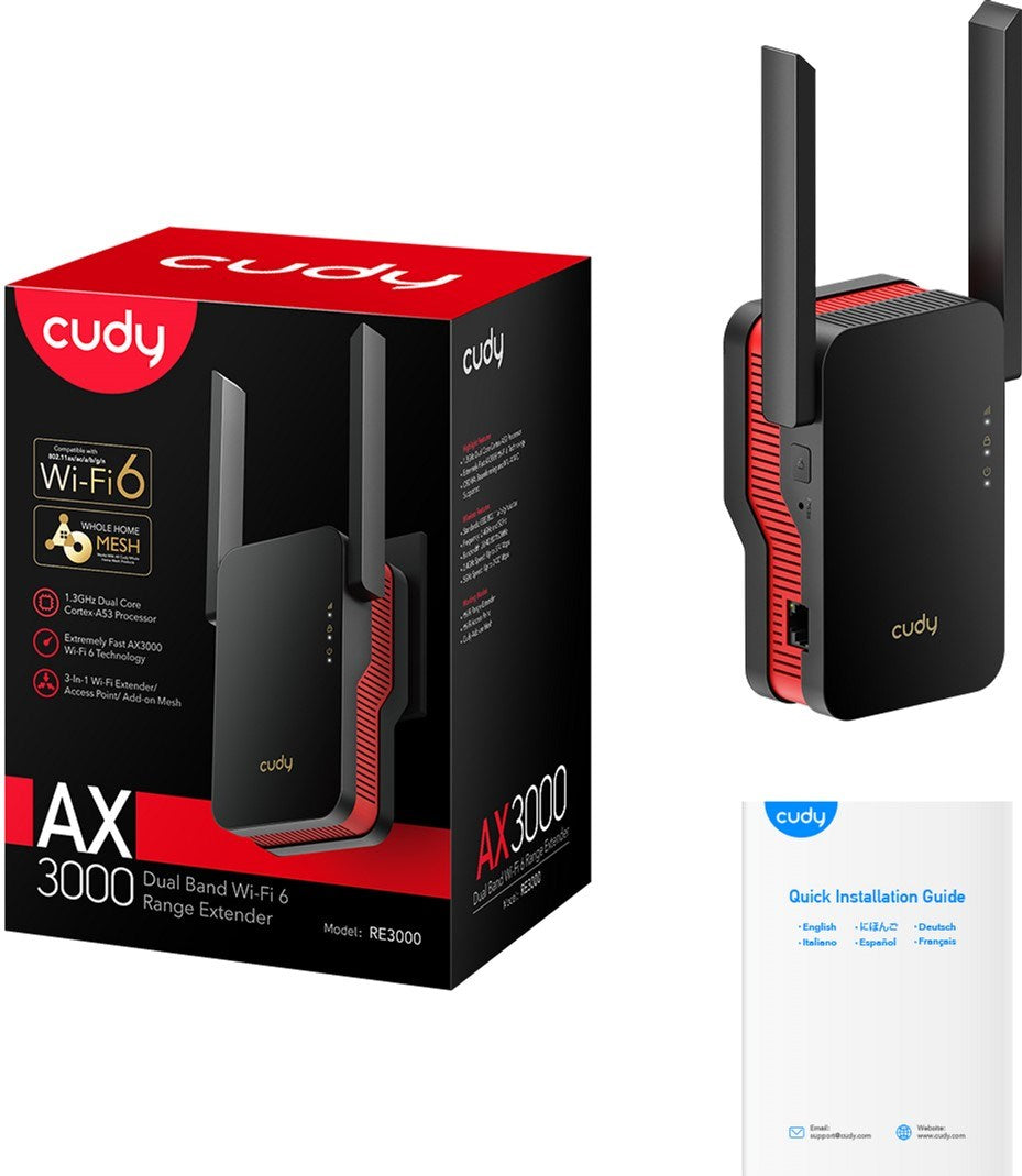 Cudy EXTENDER AX3000 Dual Band Wi-Fi 6 Cudy