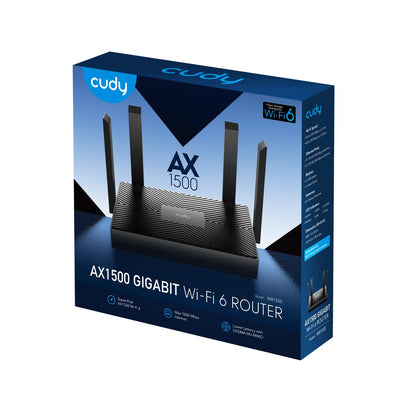 Cudy ROUTER AX1500 Dual Band Wi-Fi 6 Cudy