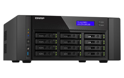 QNAP NAS 12-BAY U.23 NVME All flash ZFS 25GbE