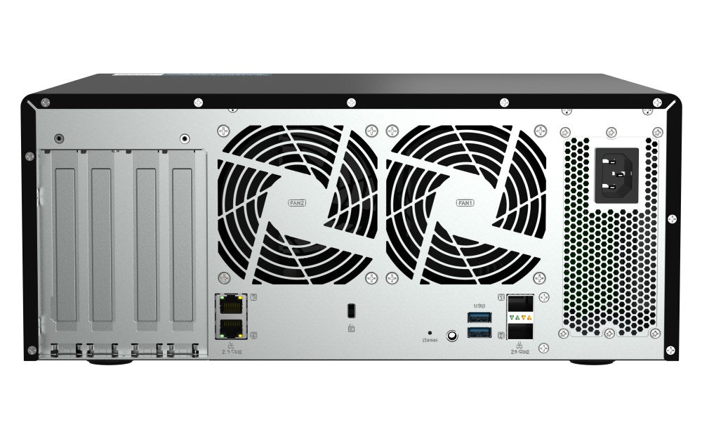QNAP NAS 12-BAY U.23 NVME All flash ZFS 25GbE