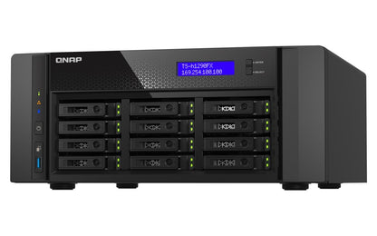 QNAP NAS 12-BAY U.23 NVME All flash ZFS 25GbE