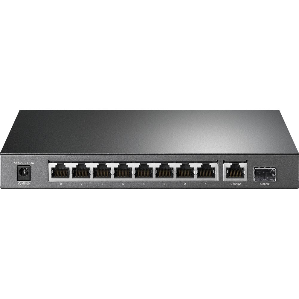 TP-LINK SWITCH 10 PORT GIGA WITH 8PORT POE 63W TP LINK