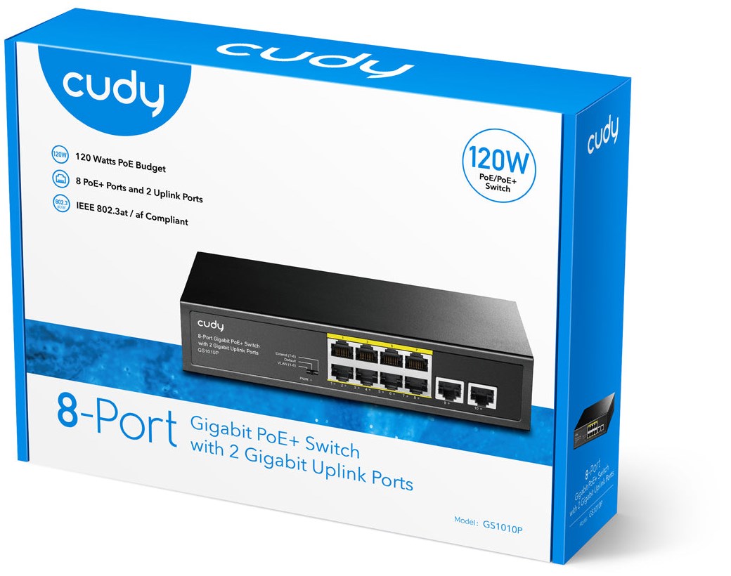 Cudy SWITCH 8-PORT 10 - 100