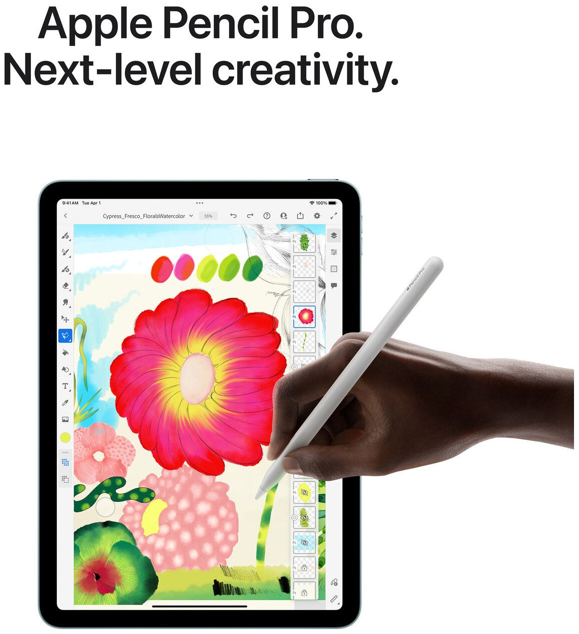 Apple 13-inch iPad Air Wi-Fi + Cellular 128GB - Blue