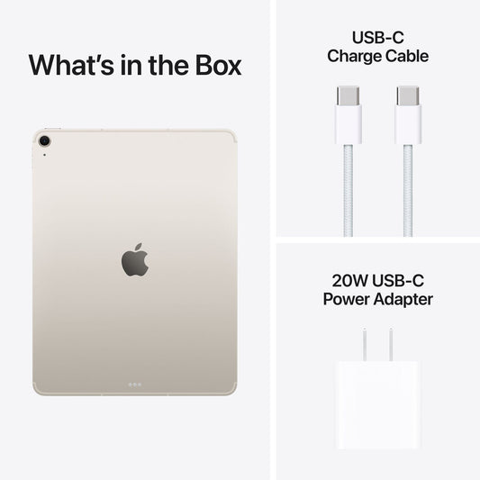 Apple 13-inch iPad Air Wi-Fi 256GB - Starlight