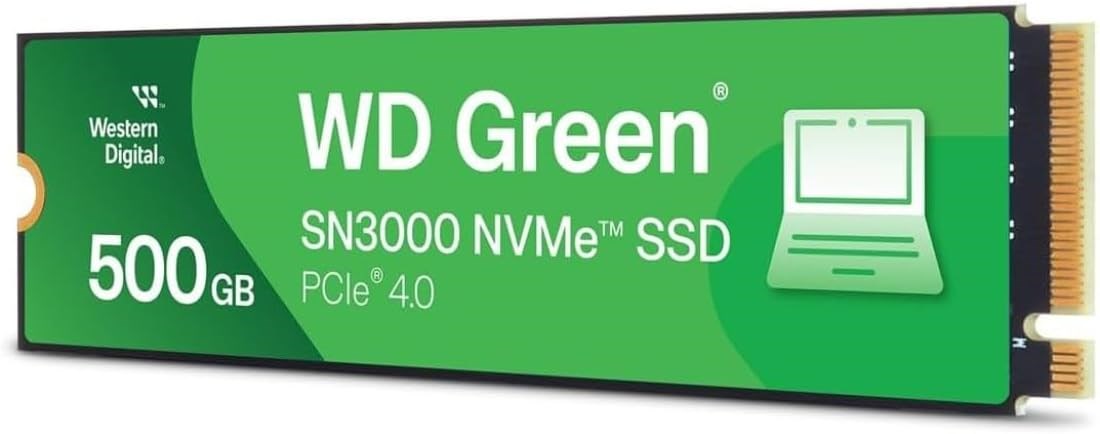 WD SSD 500GB M.2 PCIe 4.0x4 2280 SN3000 GREEN