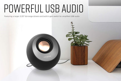 Creative Pebble V3 Minimalistic 2.0 USB-C Speakers with Bluetooth® 5.0
