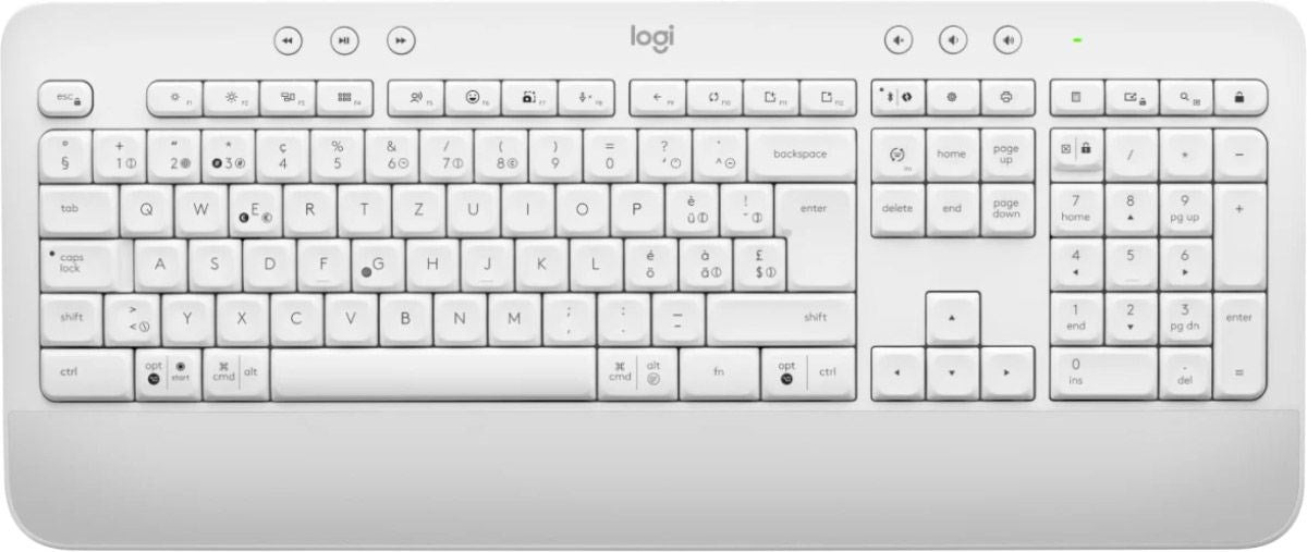 Logitech Wireless Combo For Business MK650 off-white