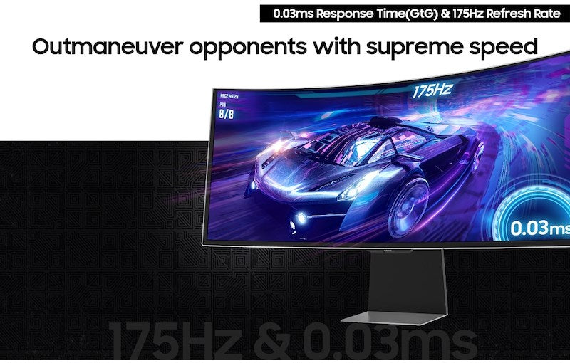 SAMSUNG 34" SMART OLED Odyssey G8 S34DG852SM 175Hz - 0.03ms
