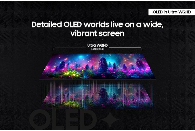 SAMSUNG 34" SMART OLED Odyssey G8 S34DG852SM 175Hz - 0.03ms