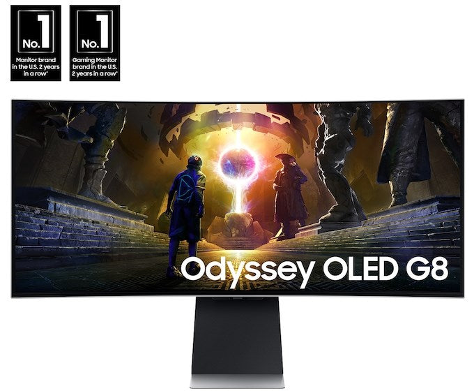 SAMSUNG 34" SMART OLED Odyssey G8 S34DG852SM 175Hz - 0.03ms