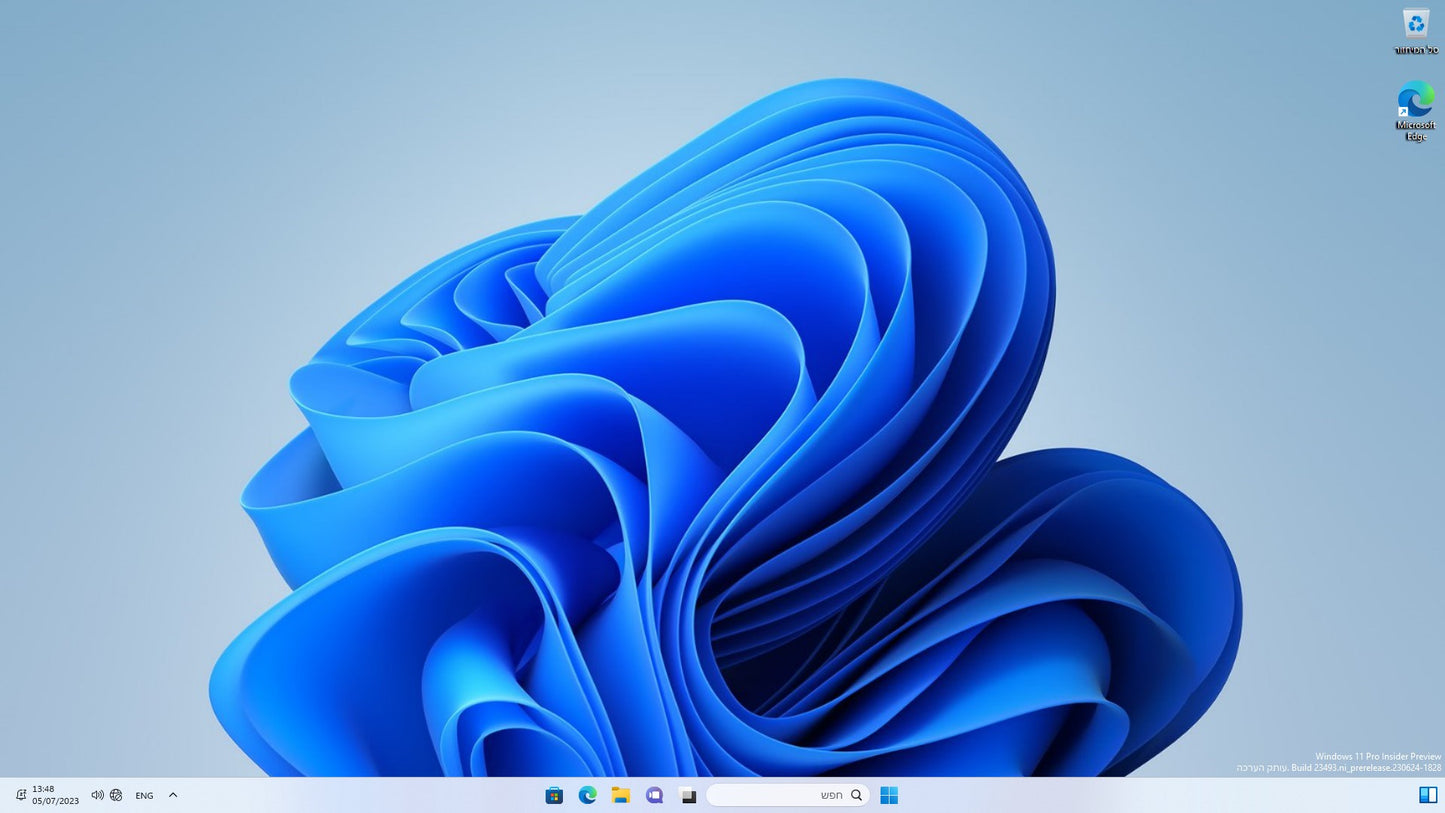 Microsoft WINDOWS 11 Professional Hebrew 64Bit