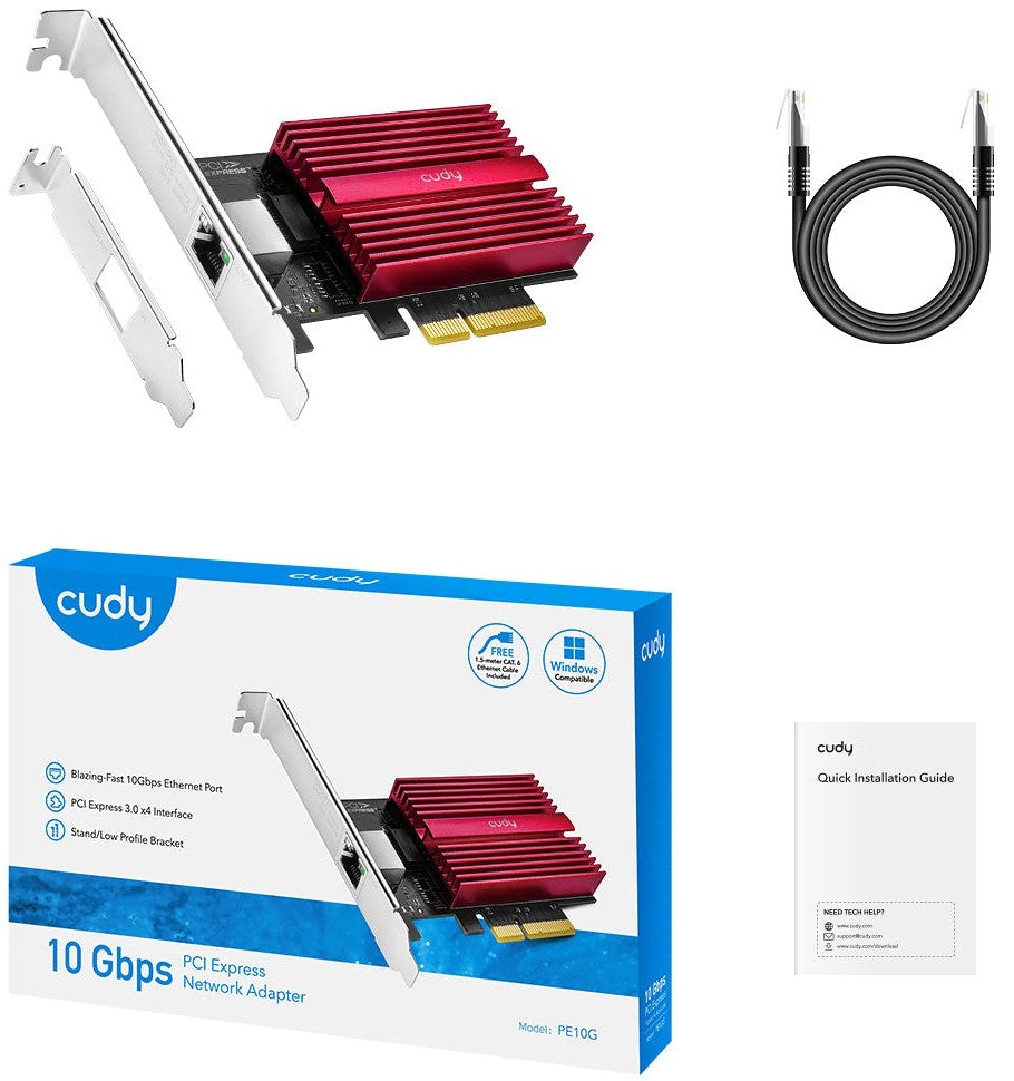 CUDY Gigabit PCI Express PE10G 10 Gbps