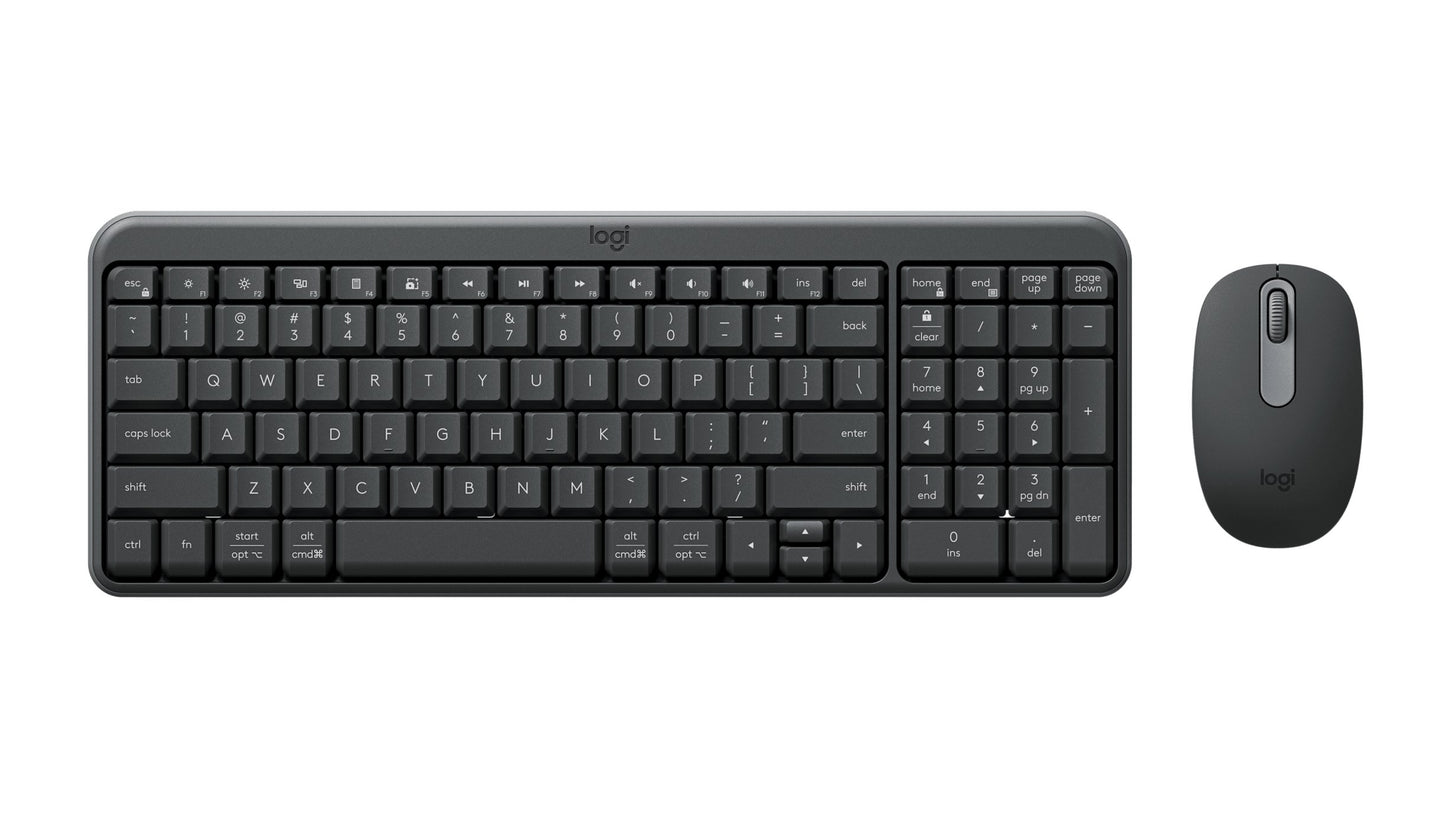 Logitech MK250 Compact Bluetooth Wireless Combo – Graphite