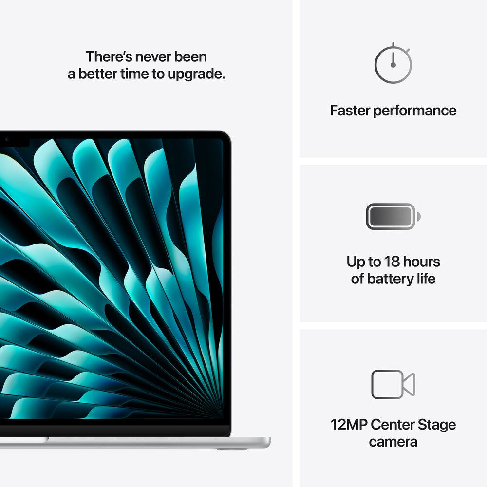 Apple MacBook Air 15 M4 - Silver - 16GB - 512GB