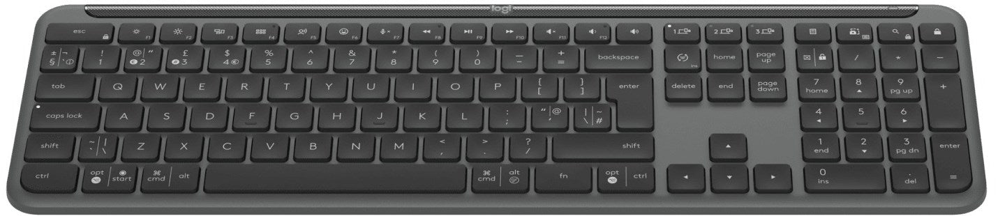 Logitech Wireless K950 Signature Slim Graphite - Bluetooth