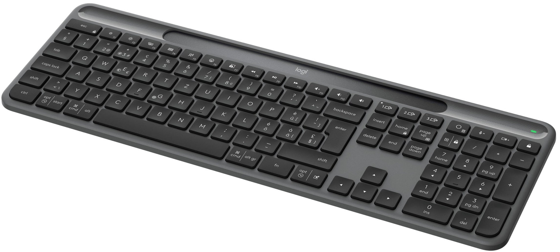 Logitech Wireless K980 Signature Slim Solar Graphite