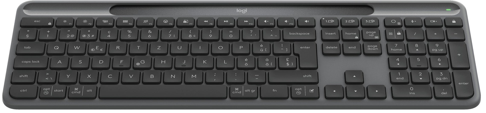 Logitech Wireless K980 Signature Slim Solar Graphite